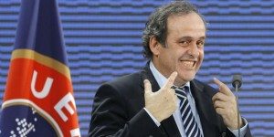 Michel Platini heureux