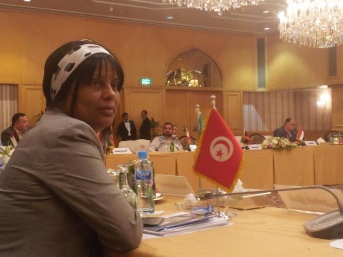 Nejiba Hamrouni, ancienne présidente de l'SNJT