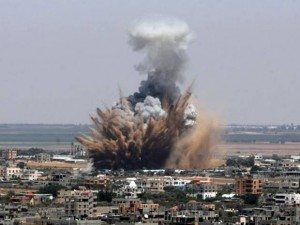 Bombardement à Gaza