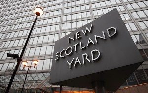 New Scotland Yard police headquarters is seen in London