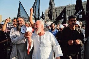 Manifestation Place Tahrir. Polaris