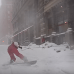Du snowboard en plein milieu de New York! Du snowboard en plein milieu de New York!