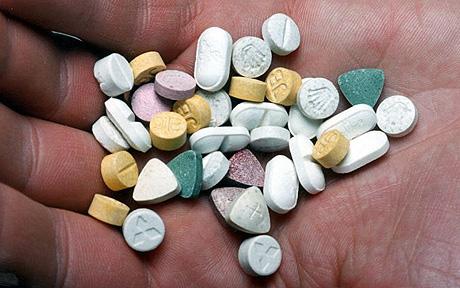 0430 SCOTLAND Drugs...INTERNET OUT Undated Police handout photo of a handful of different types of Ecstacy. Two thousand drug dealers have been arrested during the first four months of a campaign by Scottish police forces, it was announced today August 13 2001. Police have also seized more than 14 million worth of drugs, including heroin, cocaine and Ecstasy, as part of the Know the Score campaign, which ends on August 31. Heroin accounted for almost 9 million of the total amount of drugs recovered, while officers also seized 1 million worth of cocaine. Drug squad officers also found 142,000 Ecstasy tablets and 40 kilogrammes of amphetamines. See PA 0430 story SCOTLAND Drugs. PA Handout photo.