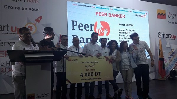 Troisième prix pour l'équipe Peer Bank