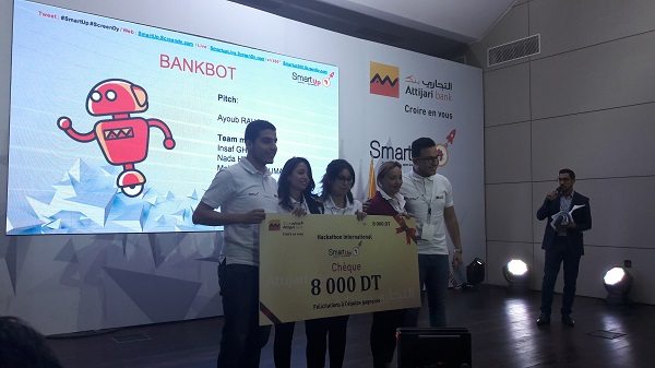 Second prix pour l'équipe Bank Bot