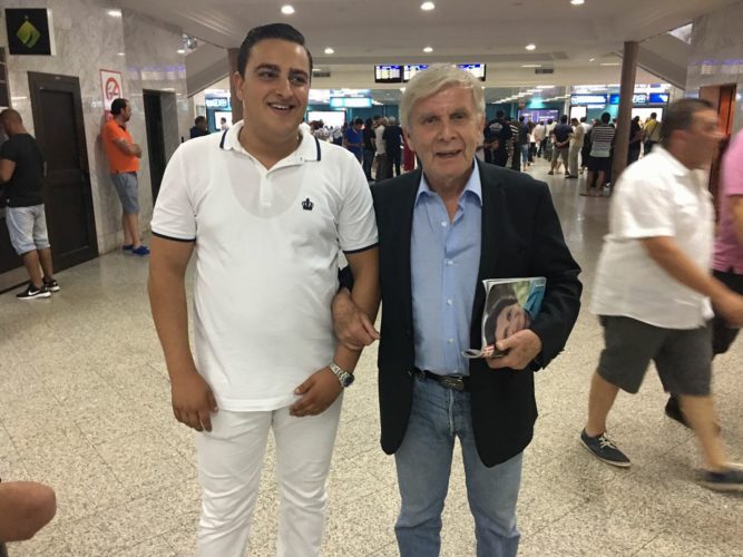Ahmed Jarraya avec Marcel Ceccaldi, avocat de Chafik Jarraya