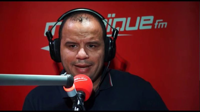 Naoufel Ouertani, journaliste et animateur à Mosaïque FM et à Elhiwar Ettounsi.