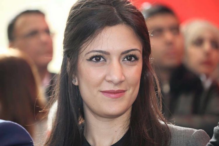 Khawla Ben Aïcha, députée du bloc parlementaire d'Al Horra de Machrou3 Tounes.
