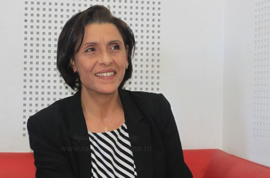Raoudha Laabidi, présidente de l'Instance nationale de lutte contre la traite des personnes.